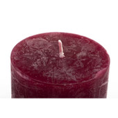 Candle Beth Balmoral Red, 9x11.5cm