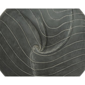 Statue Fibre Clay Round Outdoor Anthracite