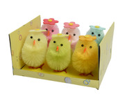 Chicken Chenille Flower Box of 6