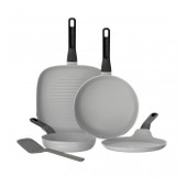 4-pc frying pan set non-stick Glints Spirit with turner Balance