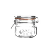 Clip Top Square Jar 0.5 Litre