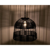 Solar Hanging Light Wicker Steady