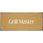 Metal Sign Grill Master
