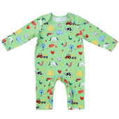 Farmyard Print Jumpsuit 0-6M *in-store