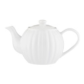 Luxe 6 Cup Teapot White