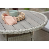 Tetbury Nutmeg Rattan 80cm Bistro Set