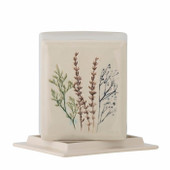 Bea Butter Box, Nature, Stoneware 15cm