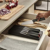 Elevate™ Store 5-piece Multicolour Knife Set with In-drawer Storage Tray *in-store