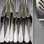 DrawerStore™ Grey Cutlery, Utensil & Gadget Organiser *in-store