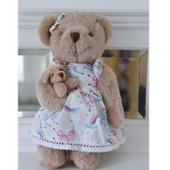Teddy Bear With Unicorn Print Dress *in-store