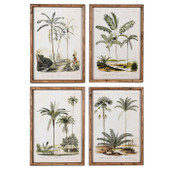 Set of 4 Palm Tree Pictures