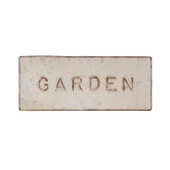 Rustic 'Garden' Wall Plaque