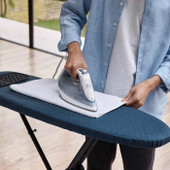 Glide Compact Plus 110cm Blue Easy-store Ironing Board with Advanced Cover *in-store