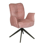 Fallon Light Rose Swivel Chair