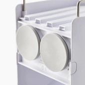 Capsule™ 4-tier White Shower Shelf *in-store