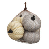 Cream & Grey Pumpkins x6 10cm