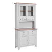 4 Drawer Hutch with 2 door Buffet
