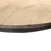 Soho Solid Oak Oval Dining Table 220cm x 110cm