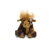 Highland Cow Key Ring