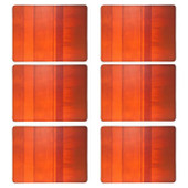 Denby Colours Orange Placemats Set of 6