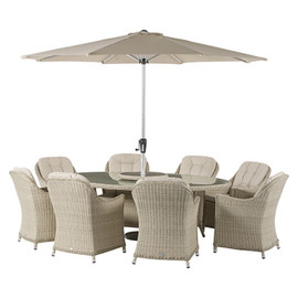 bramblecrest 8 seater dining set