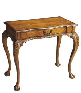 35" Brown Solid Wood Writing Desk N270-389440