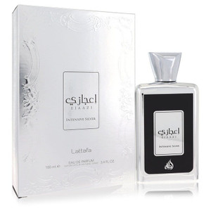 Lattafa Ejaazi Intensive Silver by Lattafa Eau De Parfum Spray (Unisex) 3.4 oz (Women) V728-563516