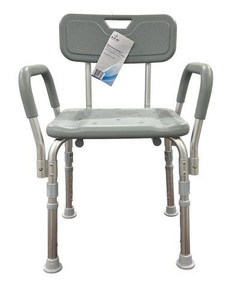 Bathroom Perfect Shower Chair with Back & Padded Arms Cs/2 B731-BJ110400