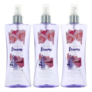 Romance & Dreams by Body Fantasies, 3 Pack 8 oz Fragrance Body Spray for Women R654-awbfrd8bm3p