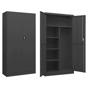 Locker Cabinet Anthracite Steel Locker Cabinet Rectangular A949-335973