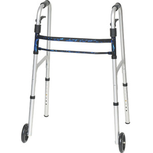 ProBsics Sure Lever Release Folding Walker  Blue Flame B731-WKAAWSLB