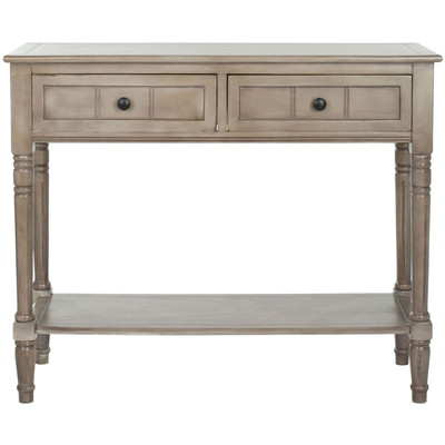 Console Accent Table Traditional Style Sofa Table in Distressed Cream Q280-DCT121993
