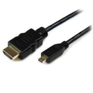 3m high speed micro hdmi to hdmi cable with ethernet; 4k video (3840x2160p 30hz) X935-3417149