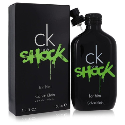 CK One Shock by Calvin Klein Eau De Toilette Spray 3.4 oz (Men) V728-483213