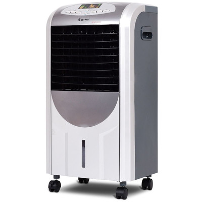 Portable Air Cooler Fan with Heater and Humidifier Function - Color: Gray D681-EP23664