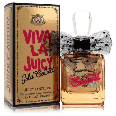 Viva La Juicy Gold Couture by Juicy Couture Eau De Parfum Spray 3.4 oz (Women) V728-516248