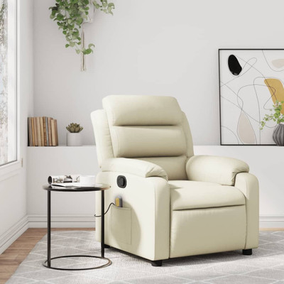 Massage Recliner Chair Cream A949-373494