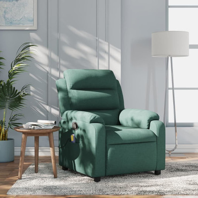 Massage Recliner Chair Dark Green A949-3206143