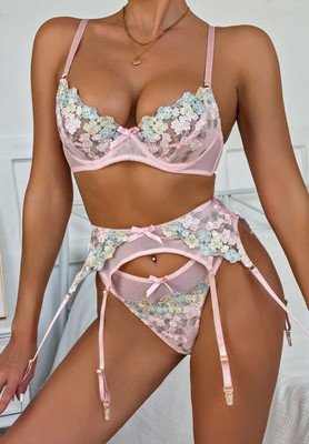 Blooming Romance Bra Set H721-ZRDZR1120A