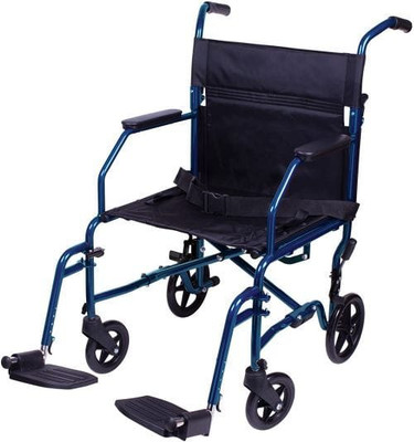 Transport Chair  19   Steel Metallic Blue  Folding B731-FGA33677