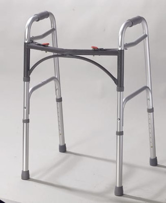 Easy-Release 2 Button Folding Walker Adult B731-1075A