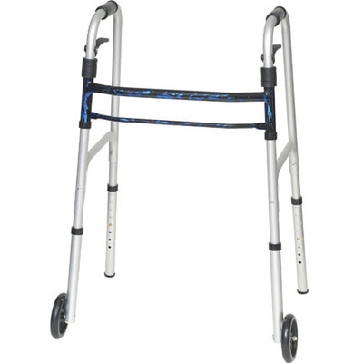 ProBsics Sure Lever Release Folding Walker  Blue Flame B731-WKAAWSLB