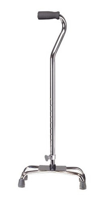 Quad Cane-Small Base with Vinyl Grip B731-1604