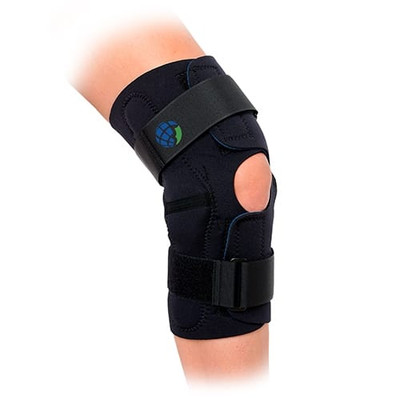 Wrap-Around Hinged Knee Brace Large  Knee Circum 15.5 -18 B731-ADV607