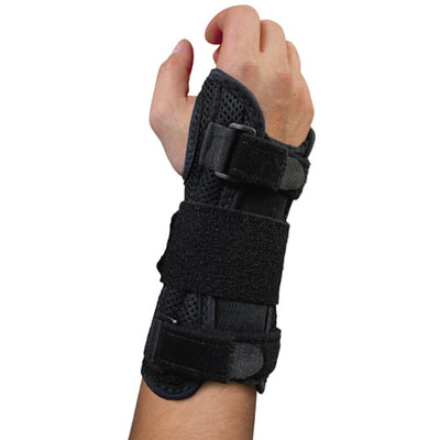 Blue Jay Dlx Wrist Brace Black for Carpal Tunnel  Right Lg/XL B731-BJ215451LXR