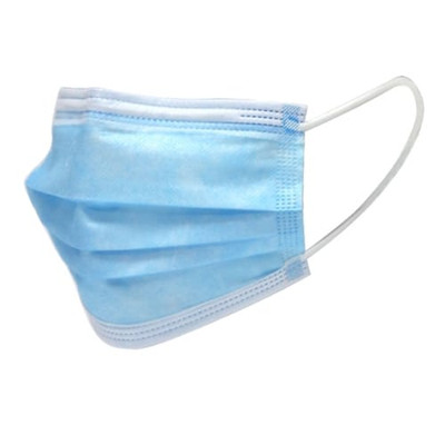 Disposable Face Mask Bx/50 w/EarLoops 3-Ply Level 3  Blue B731-92G3