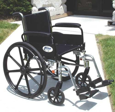 K3 Wheelchair Ltwt 16  w/DDA & S/A Footrests  Cruiser III B731-K316DDA-SF