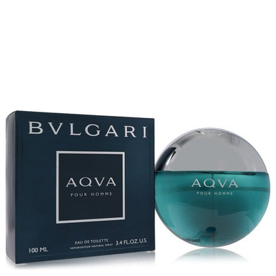 Aqua Pour Homme by Bvlgari Eau De Toilette Spray 3.3 oz (Men) V728-416381