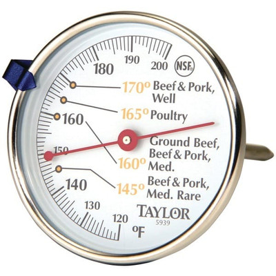 Taylor Precision Products 5939N Meat Dial Thermometer R810-TAP5939N