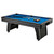 7 Ft Blue Top Pool Table with 2 Cues and Billiard Balls Q280-FCT7FT642